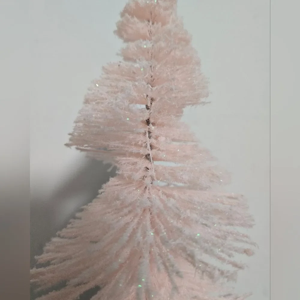 Set of two Pink Blue Christmas Spiral 12